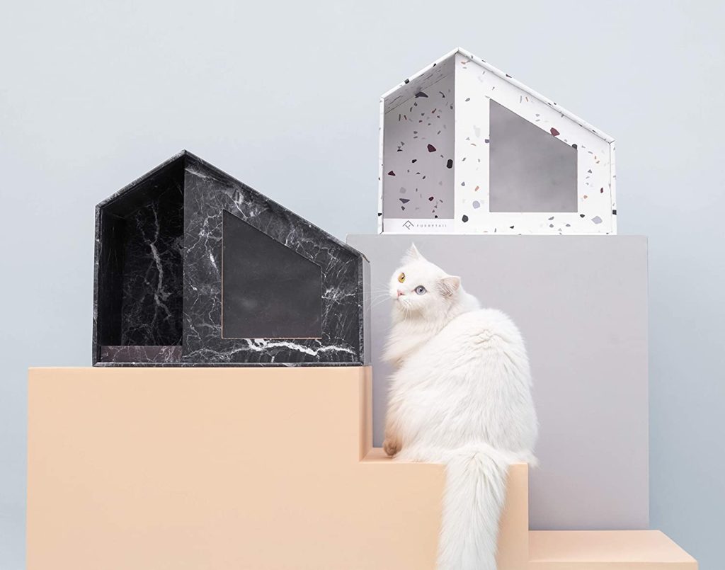 modern abstract cat house